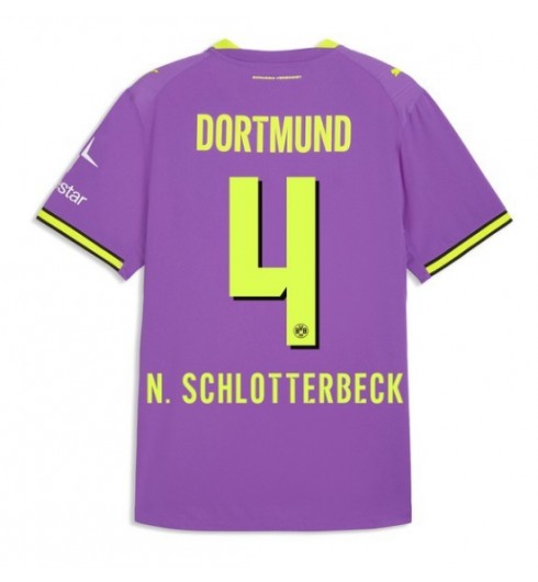 Borussia Dortmund Nico Schlotterbeck #4 Kolmaspaita 2026-27 Lyhythihainen Borussia Dortmund Nico Schlotterbeck #4 Kolmaspaita 2026-27 Lyhythihainen